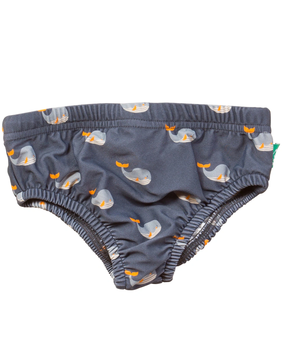 Windelbadehose WHALE SONG in blau