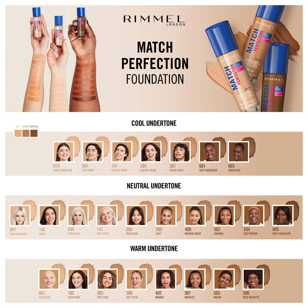 TopperMatch Perfection foundation - Fair Porcelain 001