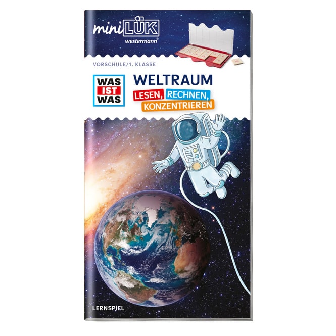 miniLÜK® - WAS IST WAS - Weltraum - Lesen, Rechnen, Konzentrieren