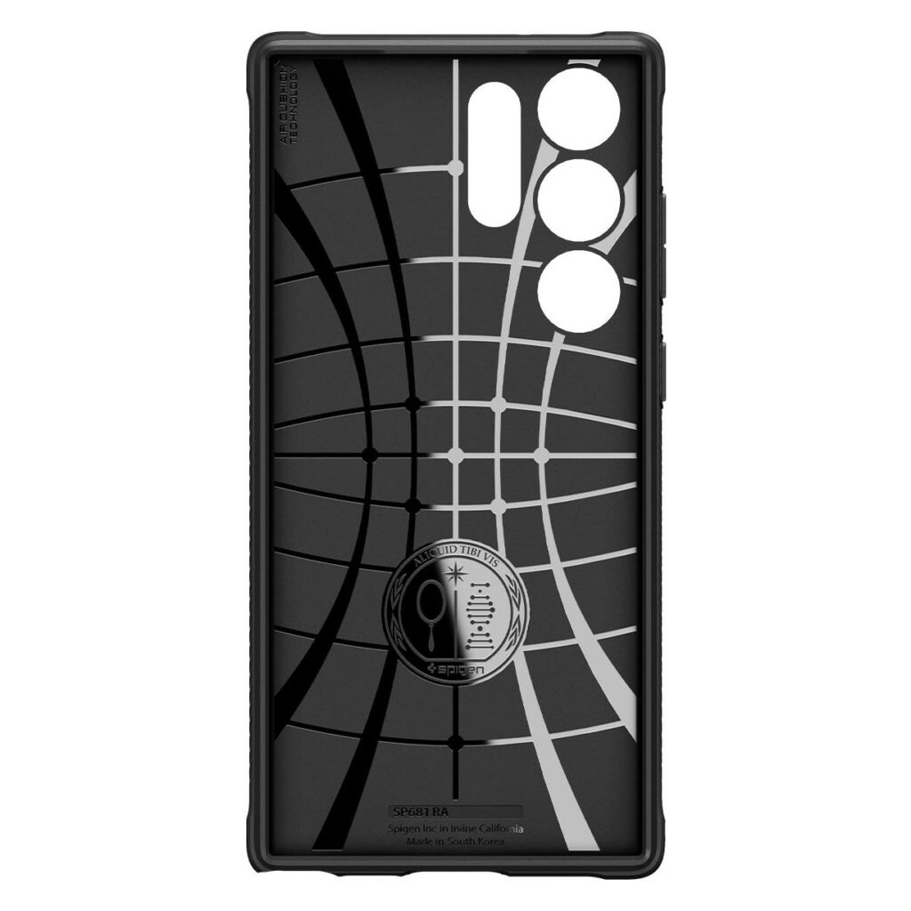 Samsung Galaxy S23 Ultra 5G Rugged Armor Hybrid Case Hülle (ACS05613) - Schwarz (Matt)