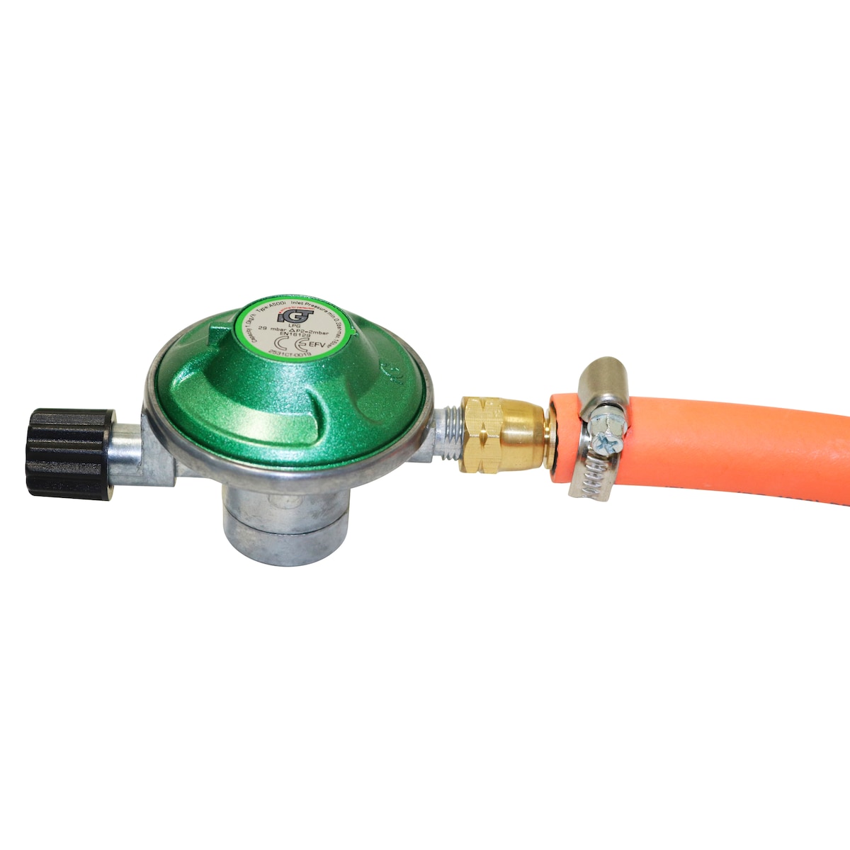 Regulator og slange til gass
