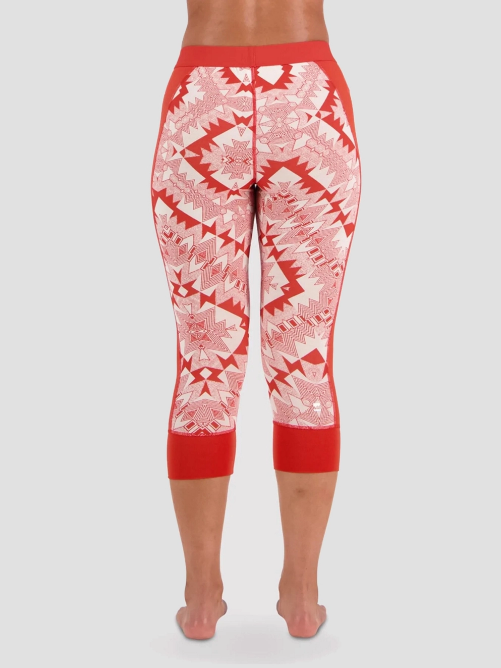 Mons Royale Merino Cascade Flex 3/4 Legging Base Layer B retro red nordtek
