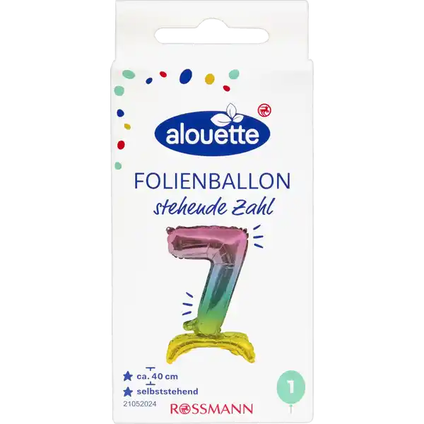ALOUETTE FOLIENZAHL 7 stehend