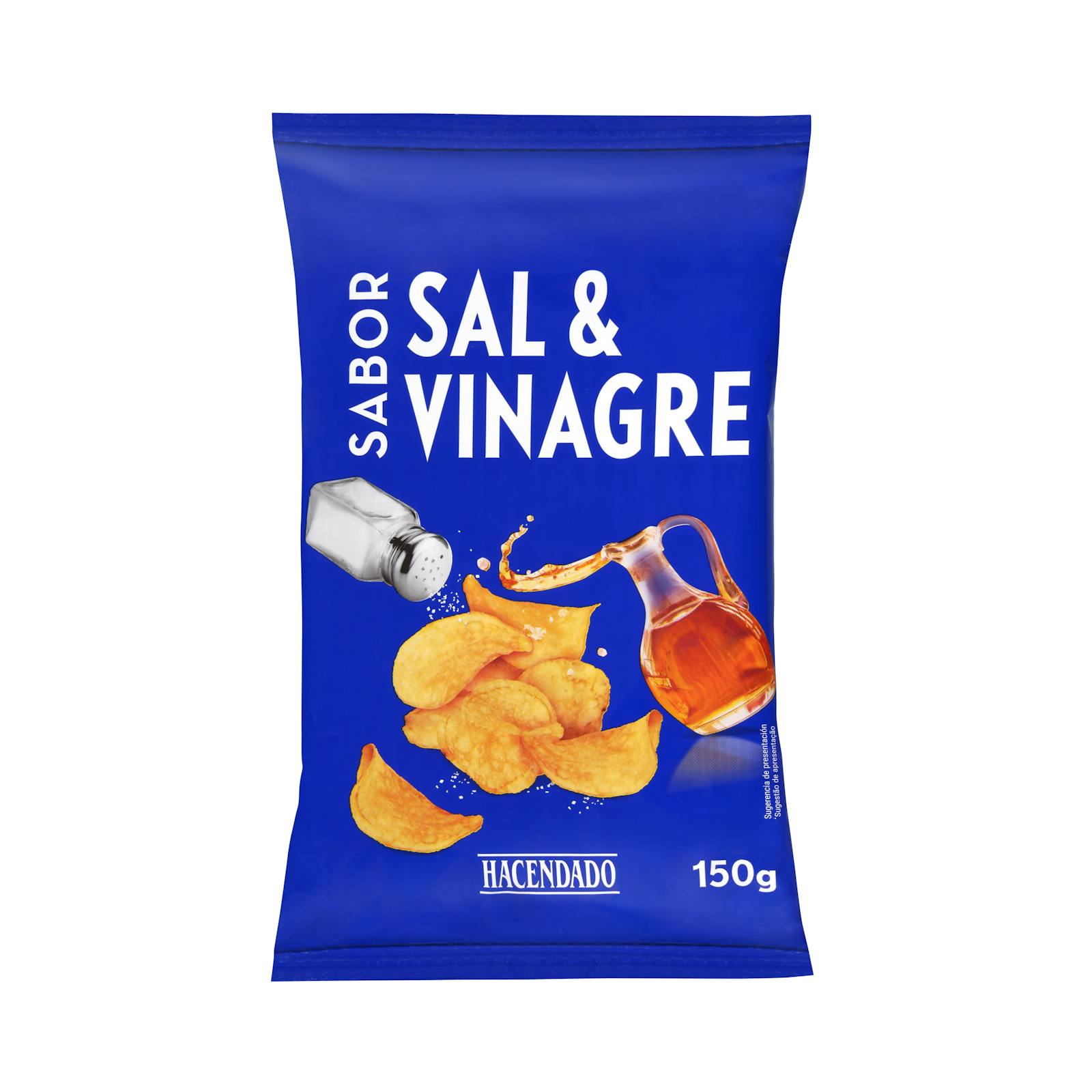 Chips aromatisées au sel et au vinaigre Hacendado