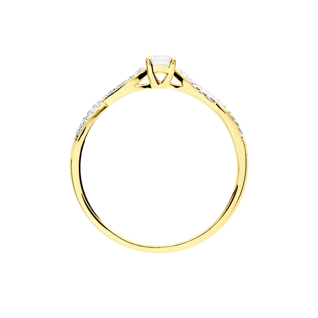 Bague Solitaire Livia Or Jaune Diamant