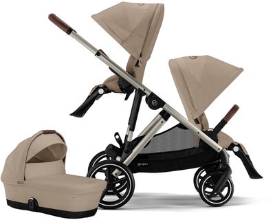 Cybex GAZELLE S Søskenvogn, Almond Beige/Taupe