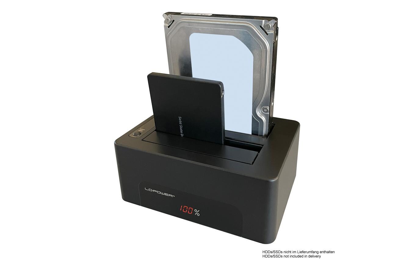 Docking- und Klonstation LC-DOCK-U3-VFestplatten-Dock mit Kopierfunktion