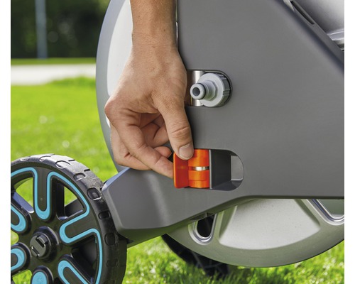 GARDENA CleverRoll L Easy metalen slanghaspel (slang niet inbegrepen)