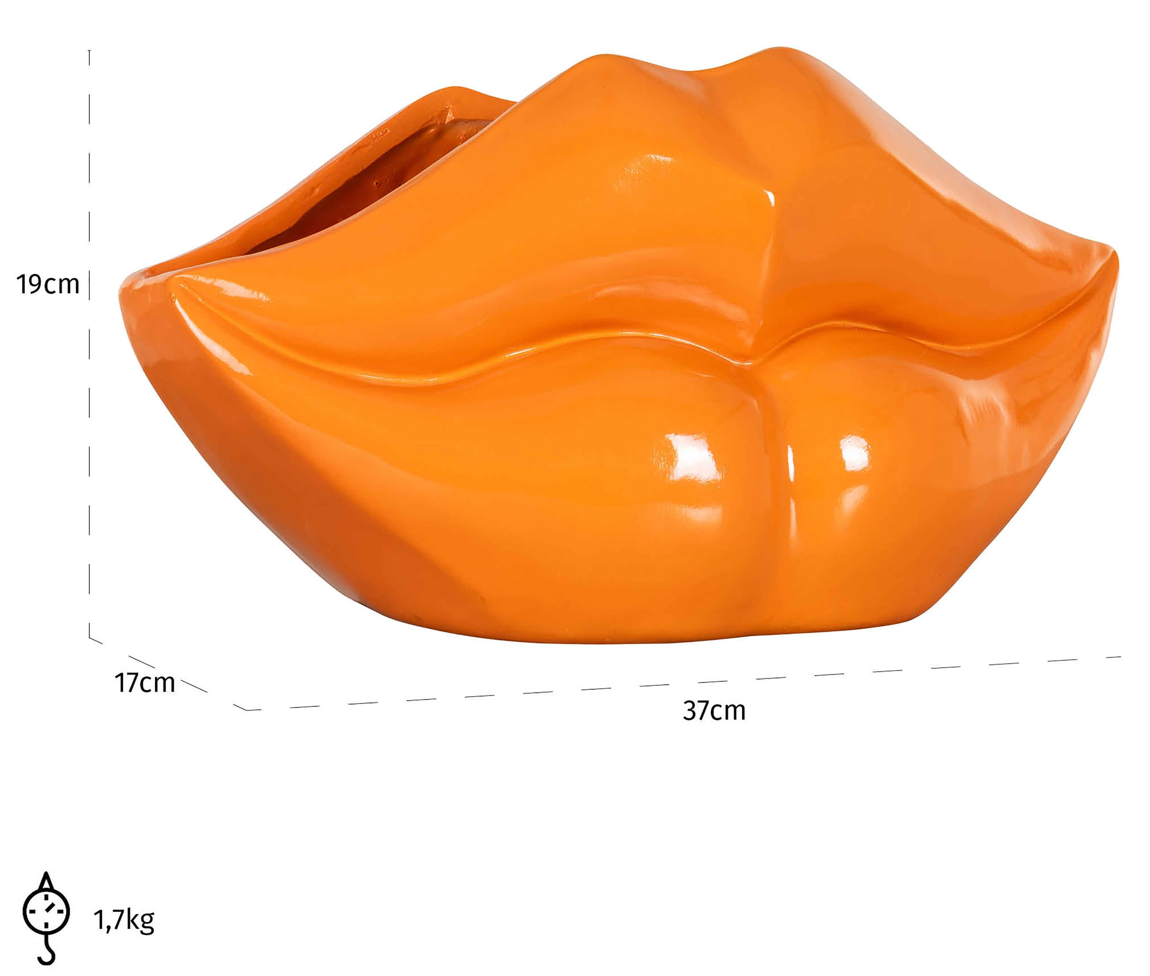 Vaas 212695 oranje Lippo B37 x D17 x H19 cm