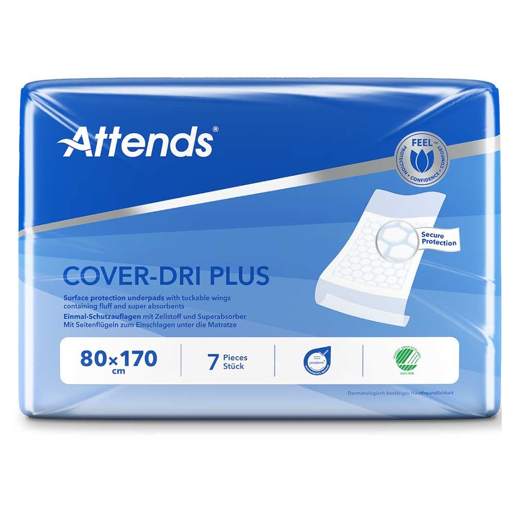 Attends Cover-Dri Plus mit Seitenfügeln 80 x 170 cm