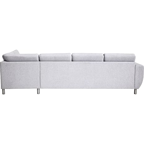 Rom Nordic venstrevendt U-sofa - lysegrå