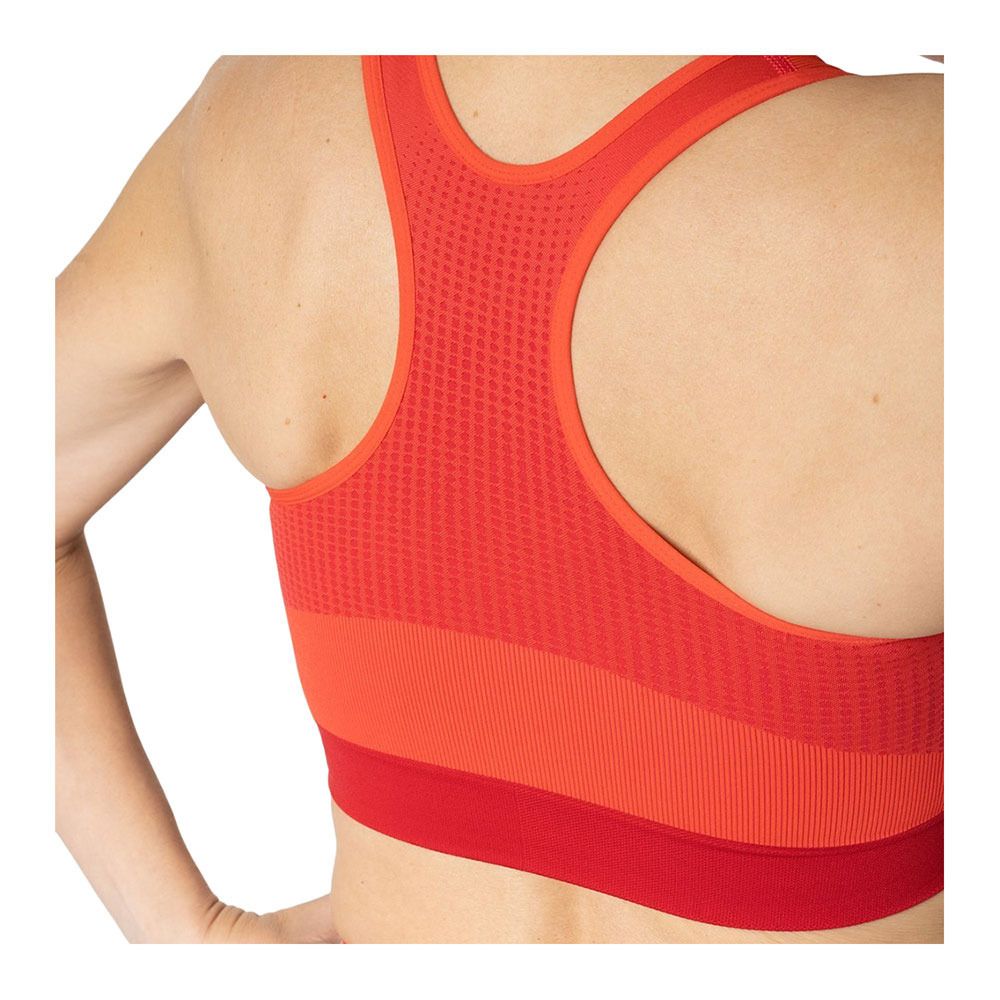 Odlo SEAMLESS HIGH - Brassière Femme american beauty - cayenne