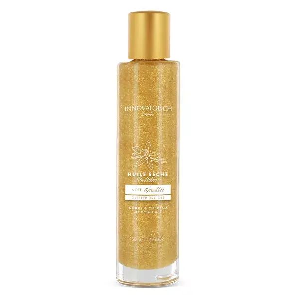 Óleo Seco Iluminador para Corpo e Cabelo Innovatouch, Aroma de Baunilha, 50ml