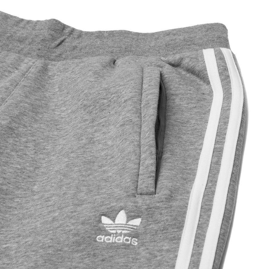 adidas Originals Bas de Survêtement 3-Stripes - Gris/Blanc
