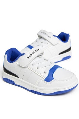Nordbjørn Fido Sneakers, Hvit/Blå