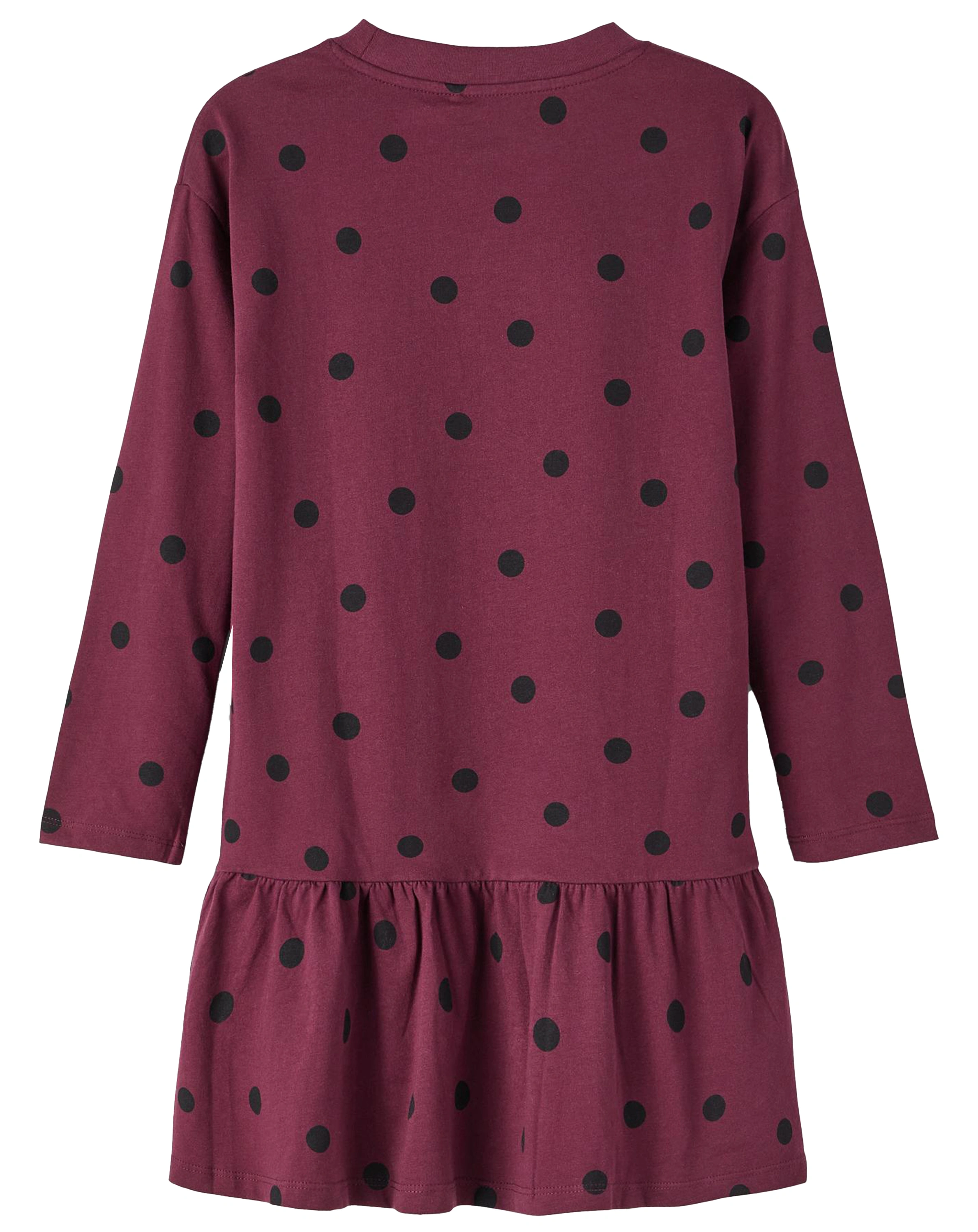 Jersey-Langarmkleid NKFVUTTI LS BOXY in fig