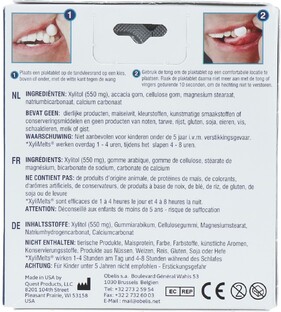 OraCoat XyliMelts voor Droge Mond Muntvrij 40ST