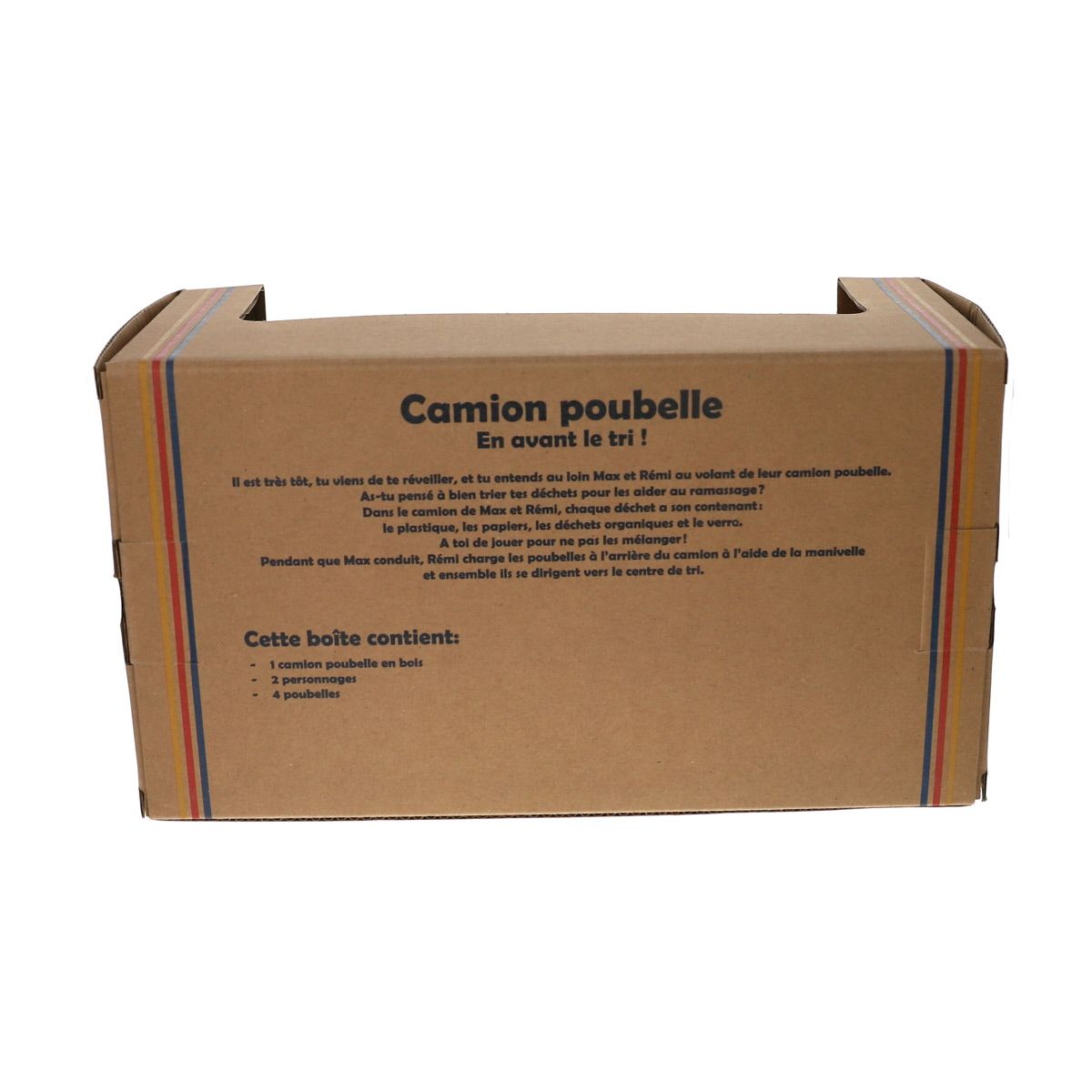 Camion poubelle en bois  Mercredi et Patati