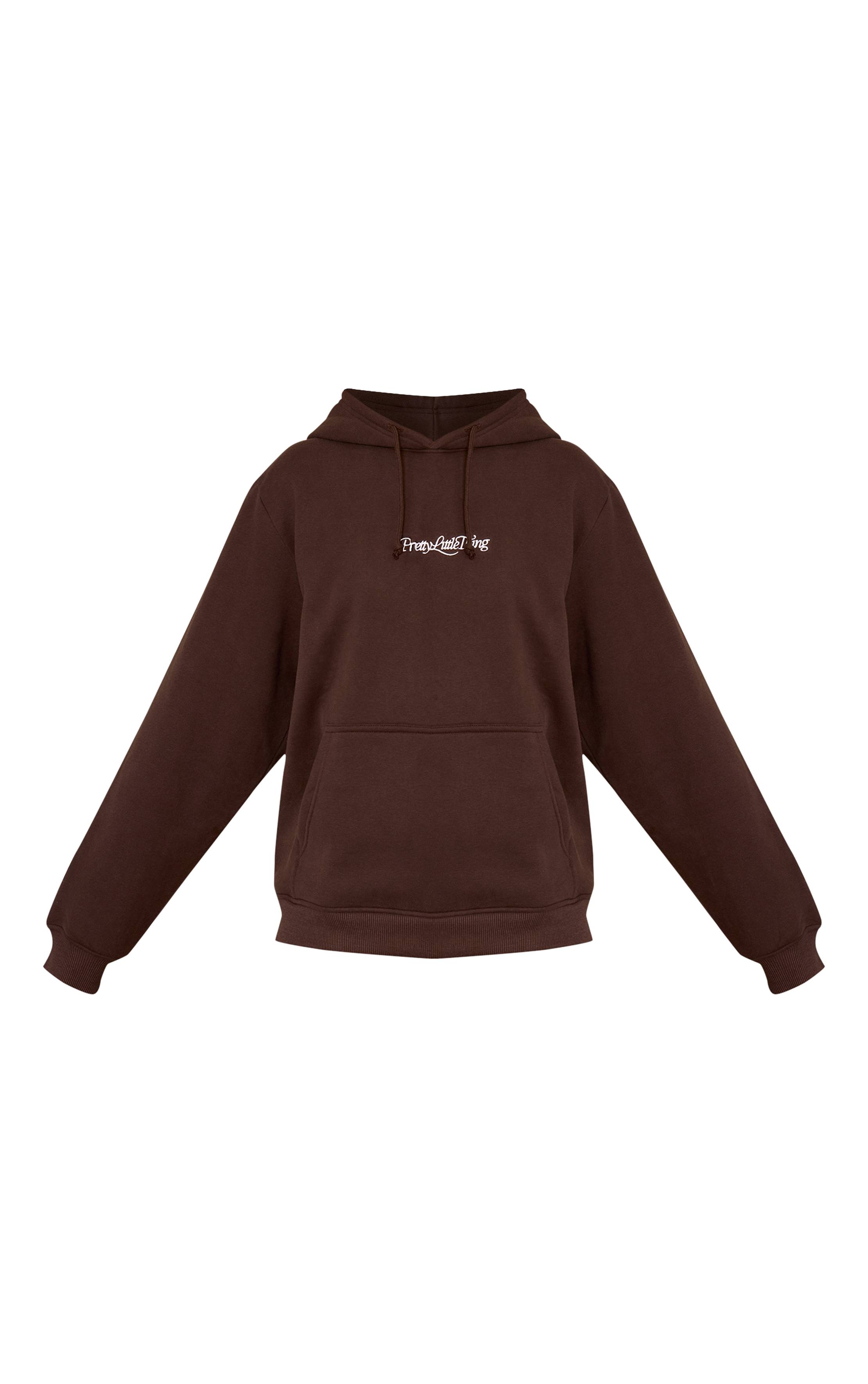 Espresso Sweat À Casynthétiqueche Oversize Brodé Crème Beurre