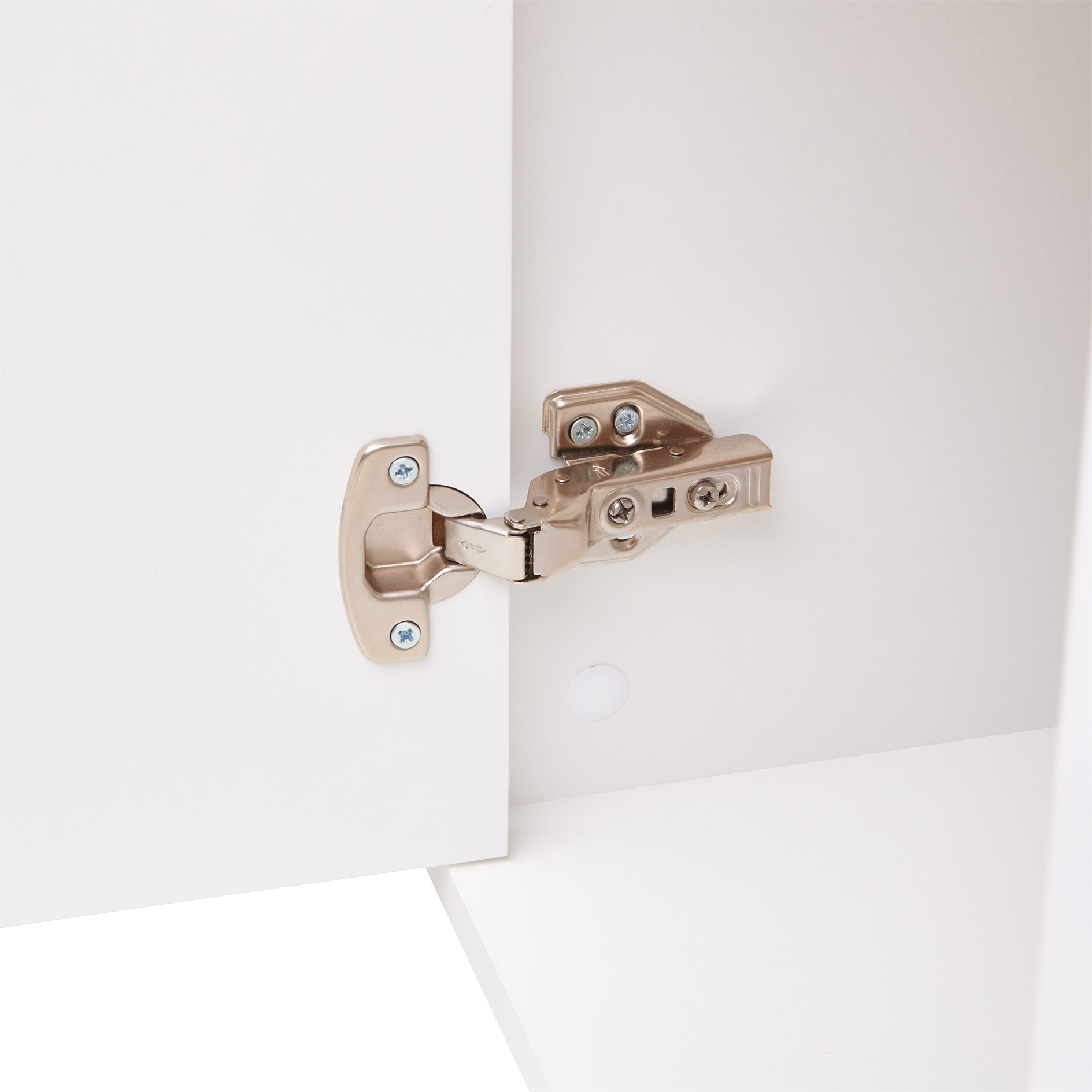 Spiegelschrank - weiß - Artisan Eiche - mit Beleuchtung - 80 cm