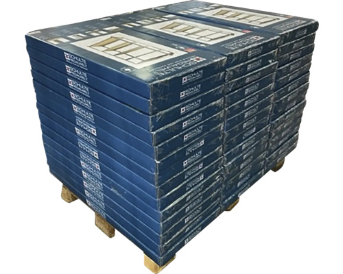 Pallet zware boutloze stellingkast Schulte zwart getextureerd 180x90x40 cm 5 houten planken draagvermogen 875 kg 42 stuks