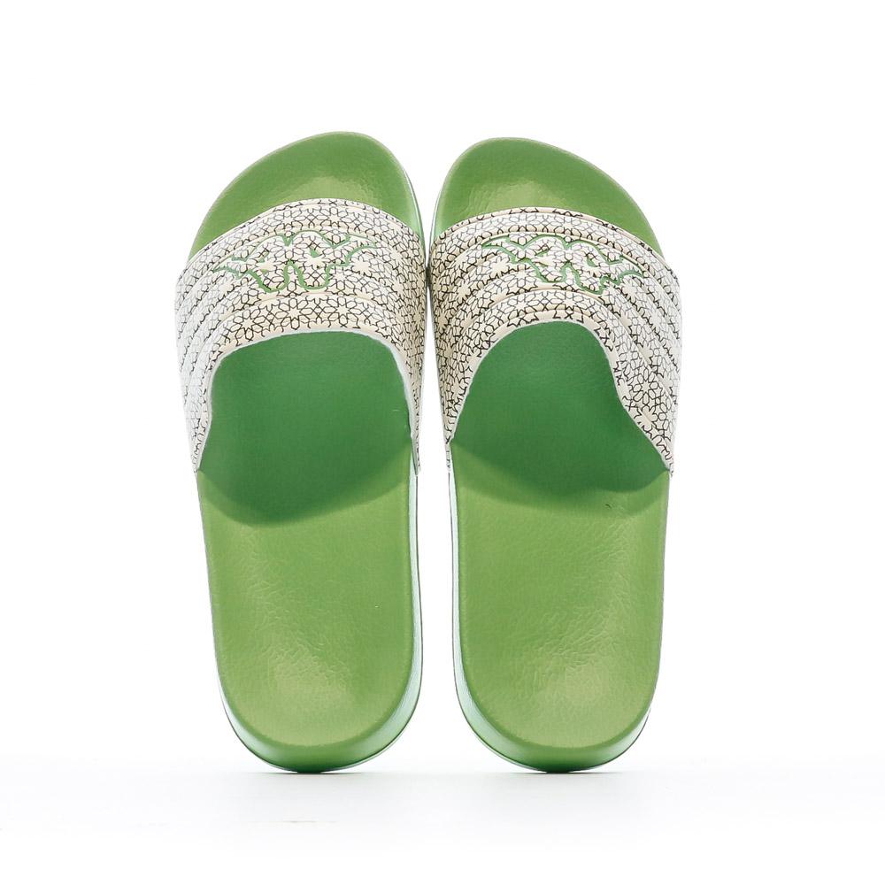 Kappa Claquettes Vert/Blanc Homme Kappa 311H4RW