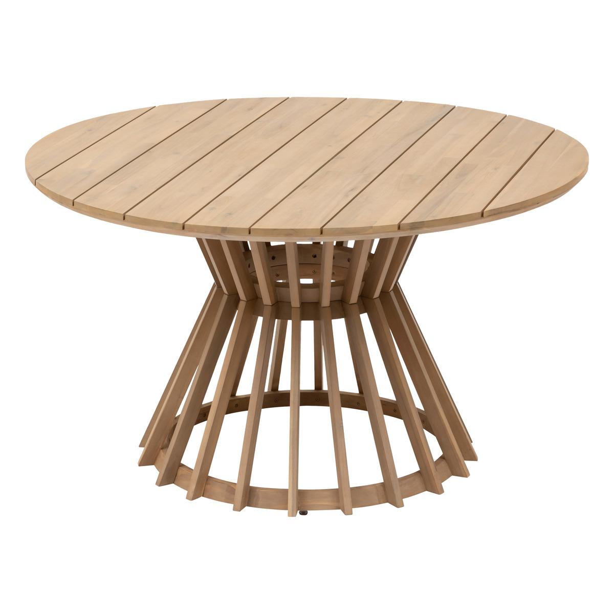 TABLE OSUNA RONDE ACACIA 6 PLACES