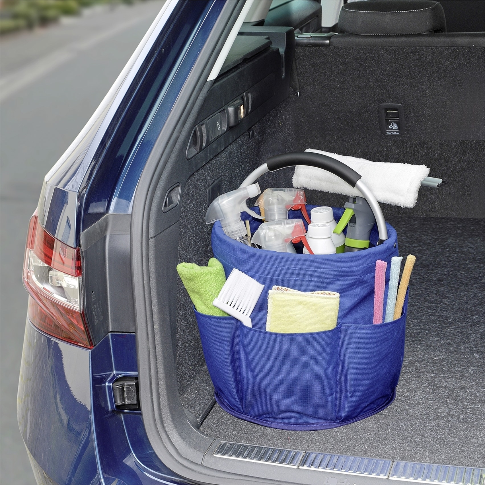 Maximex Organizer »Universal-Reinigungs-Caddy« Allzweckkorb mit 6 Aussentaschen, ideal für Haushalt, Garten & Camping