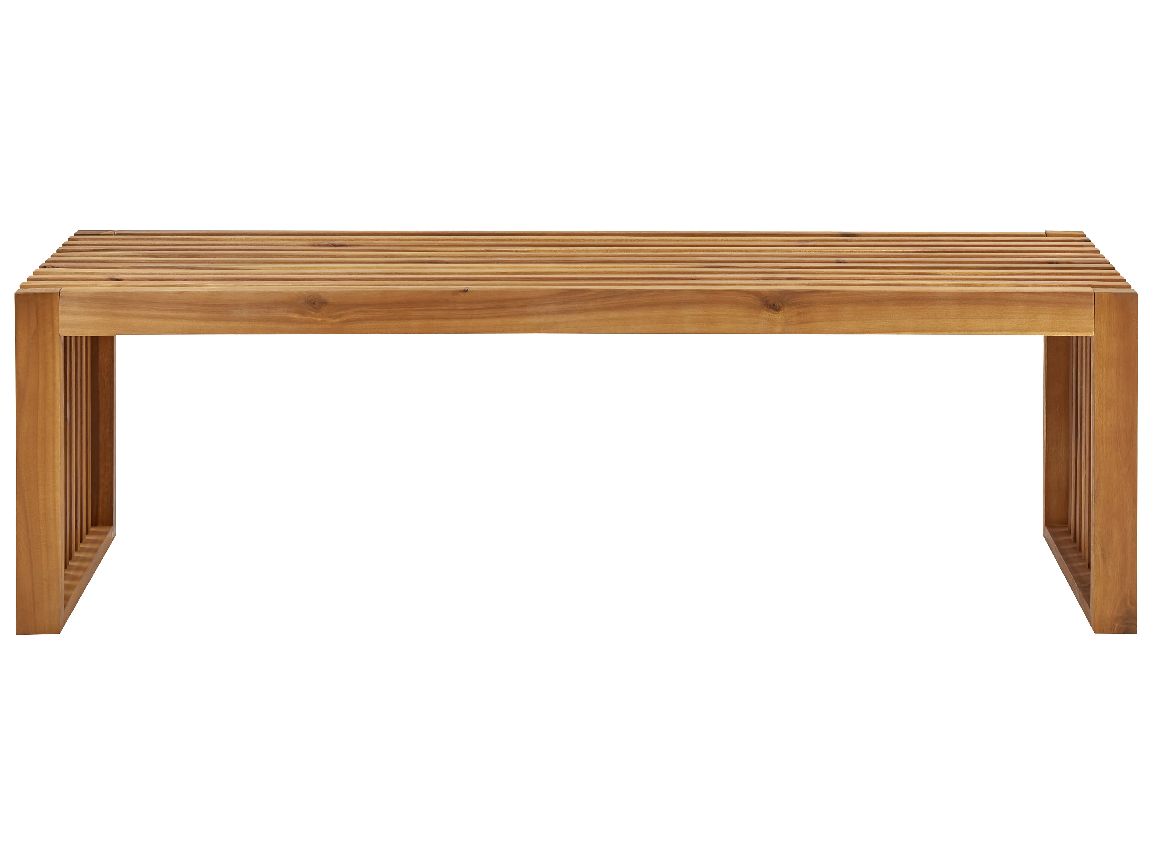Set van 2 tuinbanken SULZANO 150 cm Acaciahout Bruin
