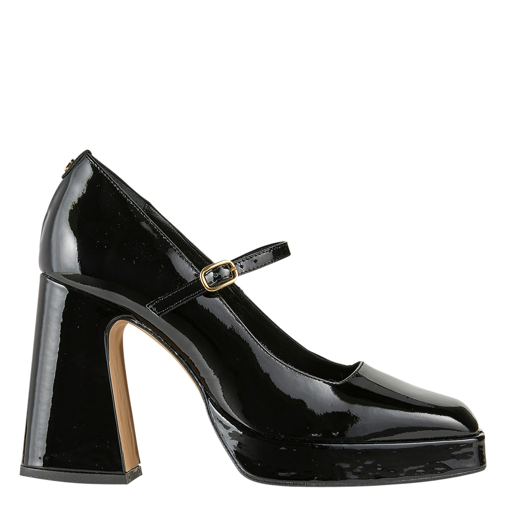 PIPER - Babies en cuir vernis | Noir