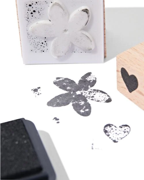 set de tampons fleurs - 7 pièces