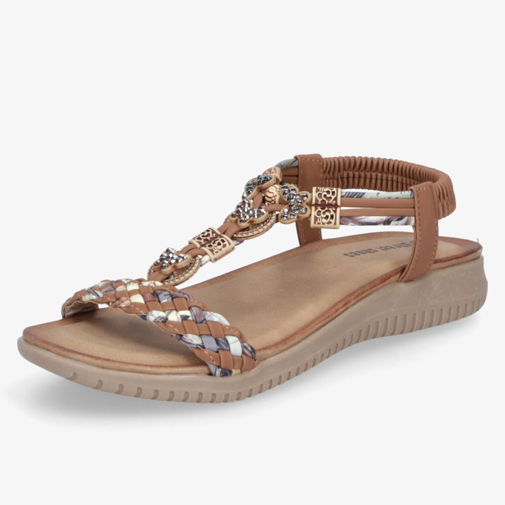 street shoes Damen Riemchensandalen braun