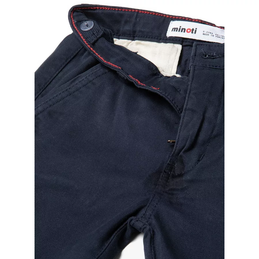 MINOTI Chinohose Slim-Fit Dunkelblau