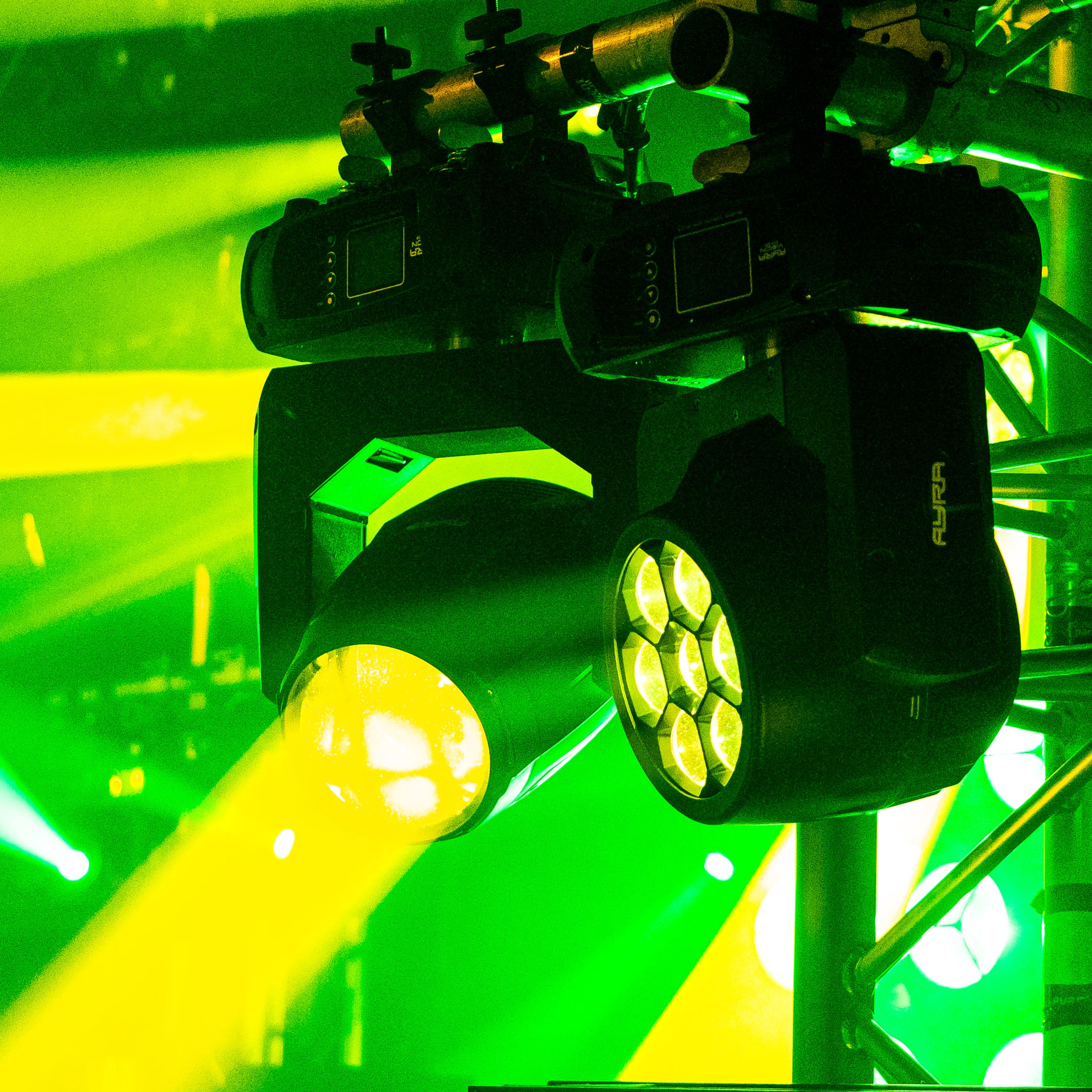 Ayra Vision 180 Beam LED movingshead set inclusief flightcase