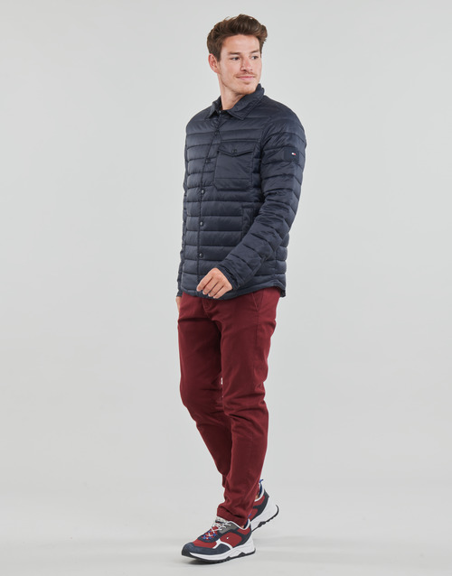 Tommy Hilfiger - PACKABLE SHIRT JACKET - Marine