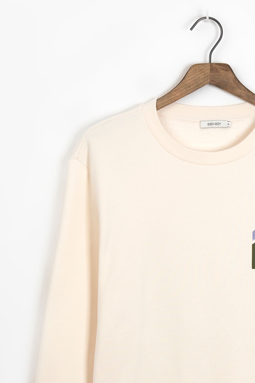 Off-white sweater met artwork