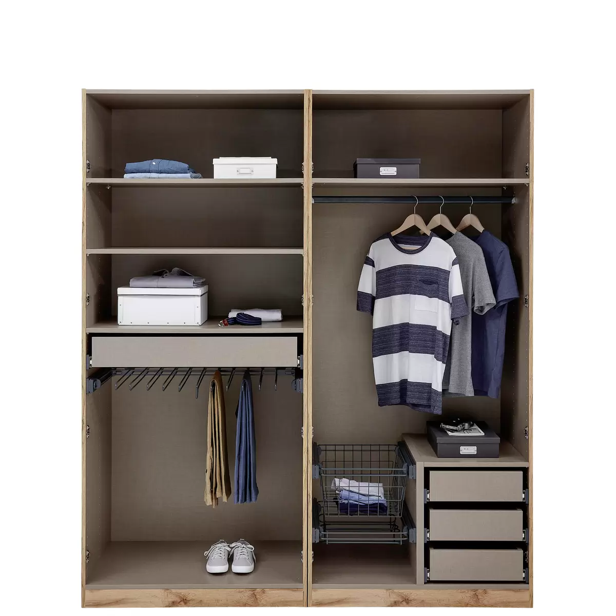 Schublade Unit Grau