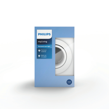 Philips inbouwspot Donegal wit 230V