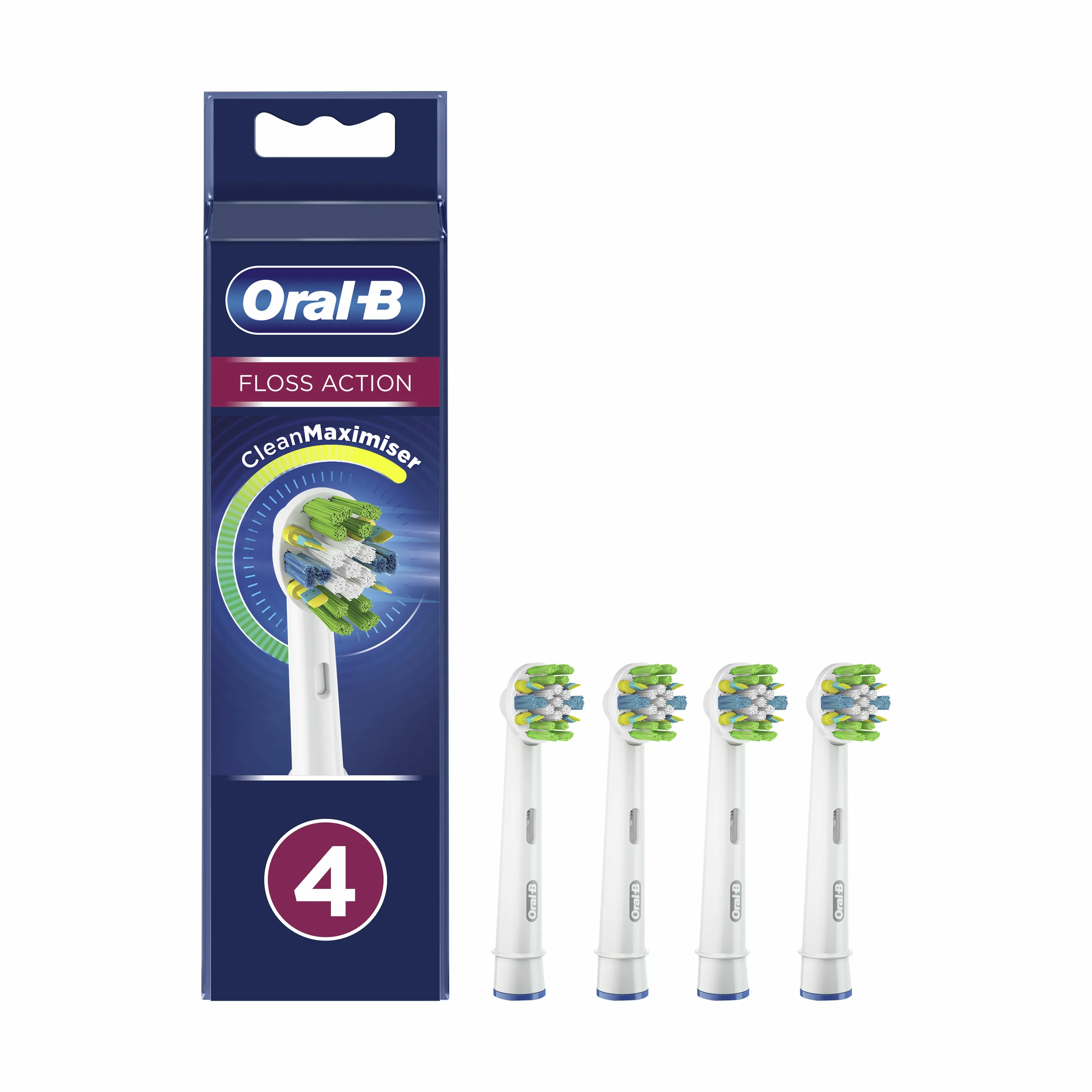 Oral-B FlossAction Tandbørstehoved - 4 stk.