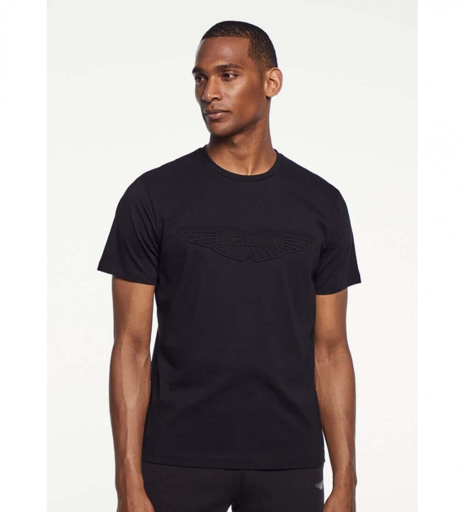 Camiseta Hackett Emboss preta
