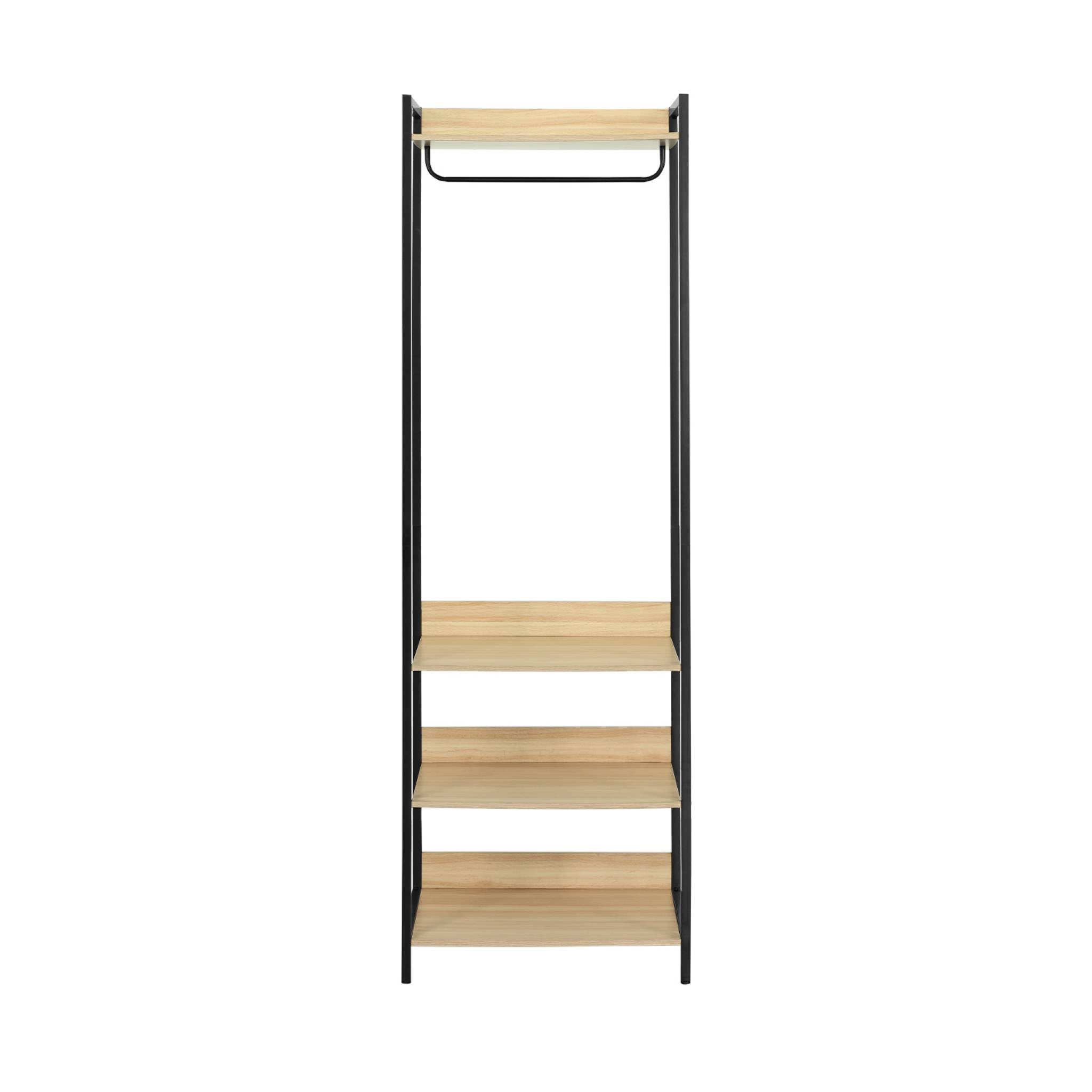 sweeek - Kledingkast met 1 hangdeel en 3 legplanken