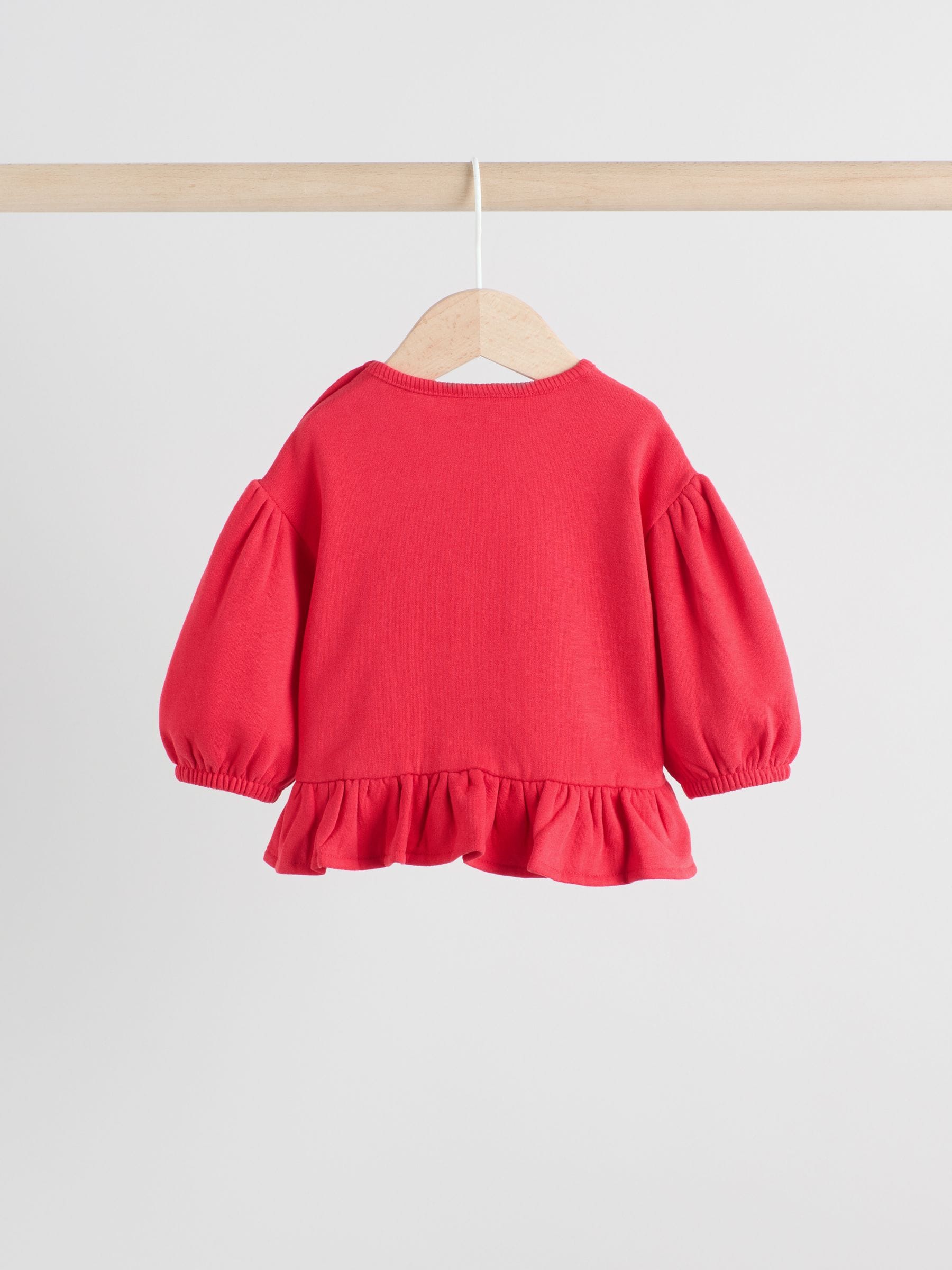 Rood/crèmekleurig - Baby Strik Sweater en Leggings Set 2 Pieces (0mnd-2jr)