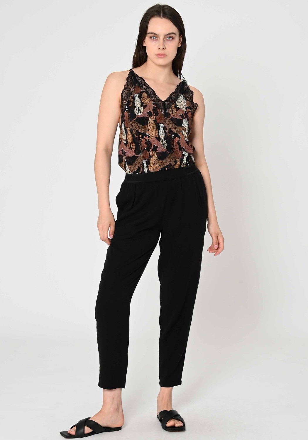 Lovjoi Hose Pants Viskla Black
