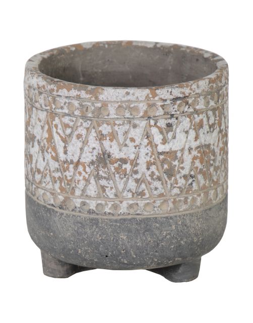 Mega Collections Binnenpot Diara Cylinder - Bloempotten - Grijs
