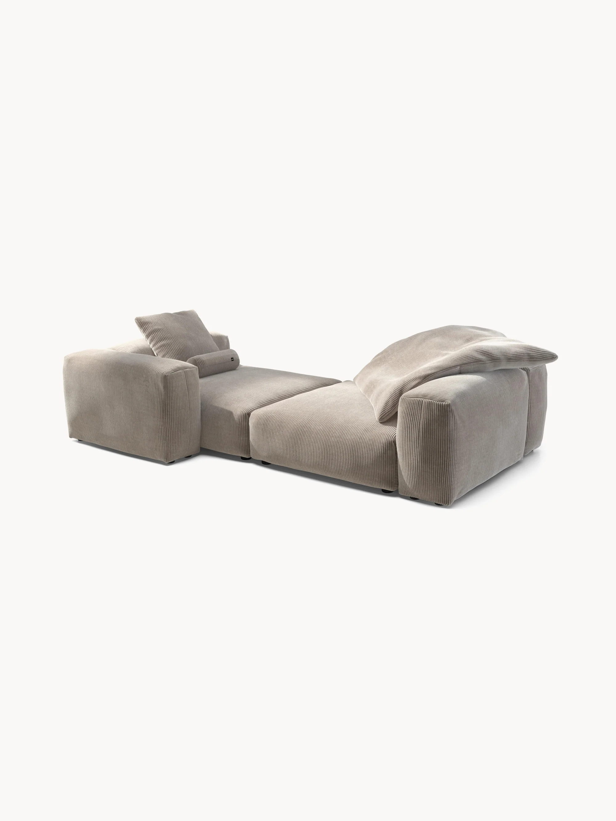 Modulaire bank Vetsak (3-zits) van ribfluweel
