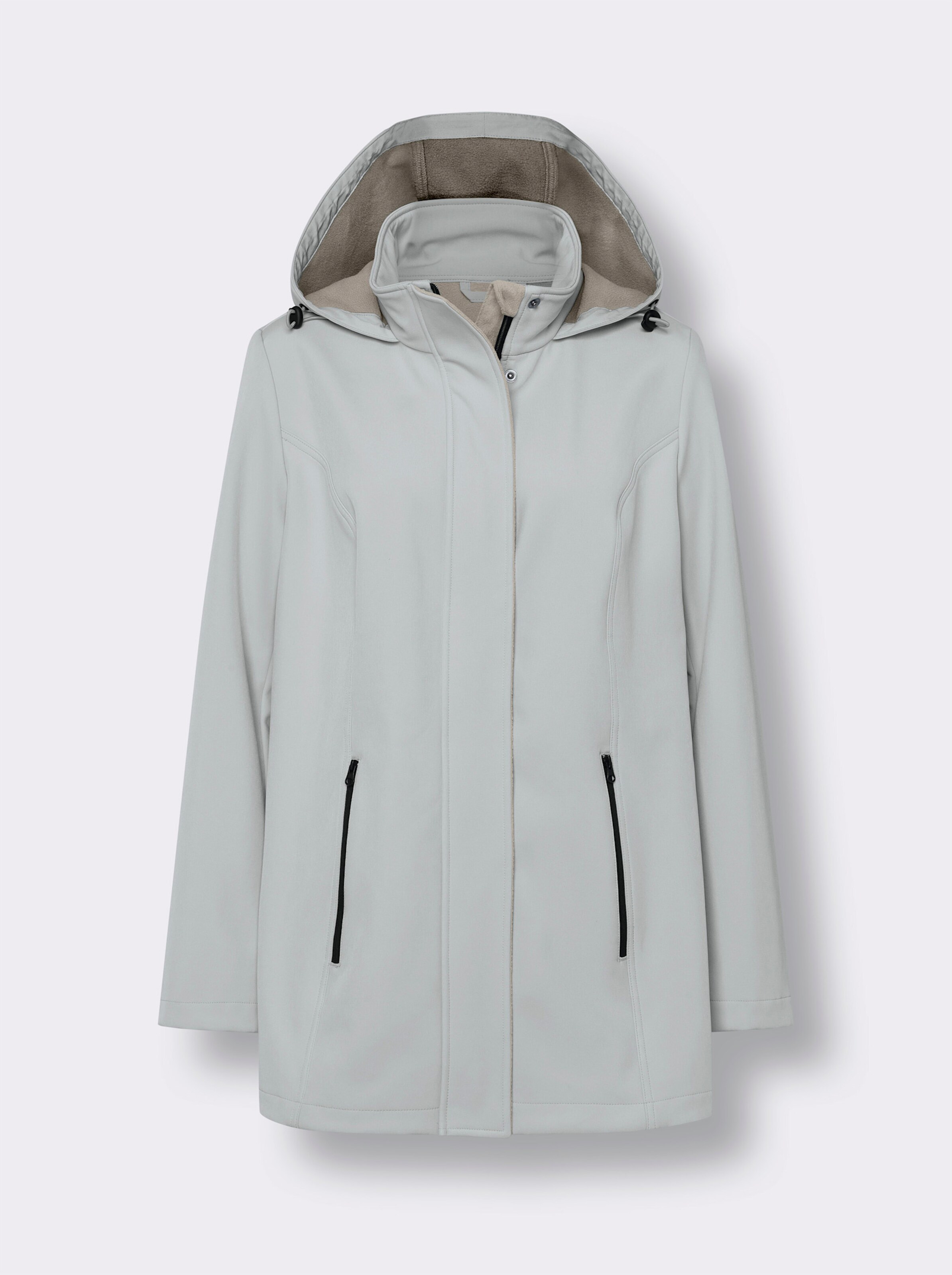 Softshelljacke mit Fleece-Futter