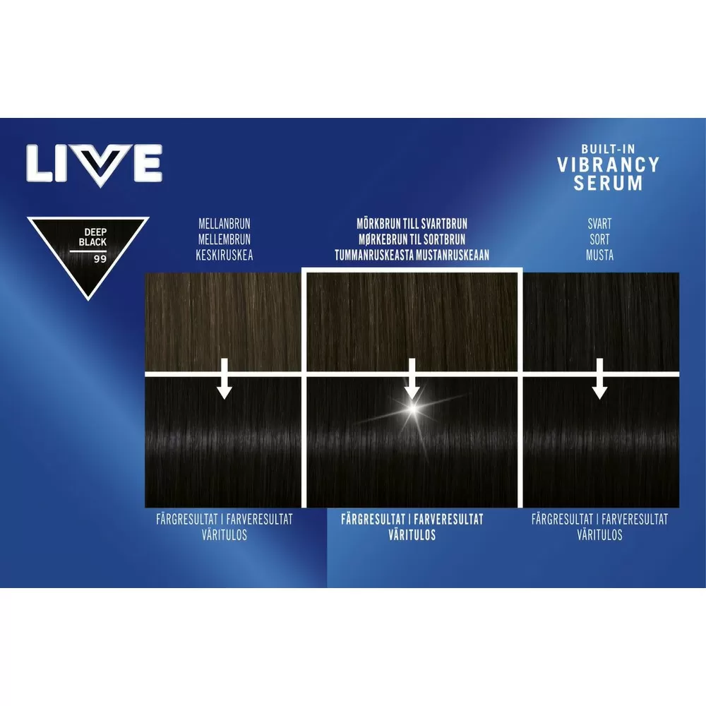 Schwarzkopf Live 99 Deep Black