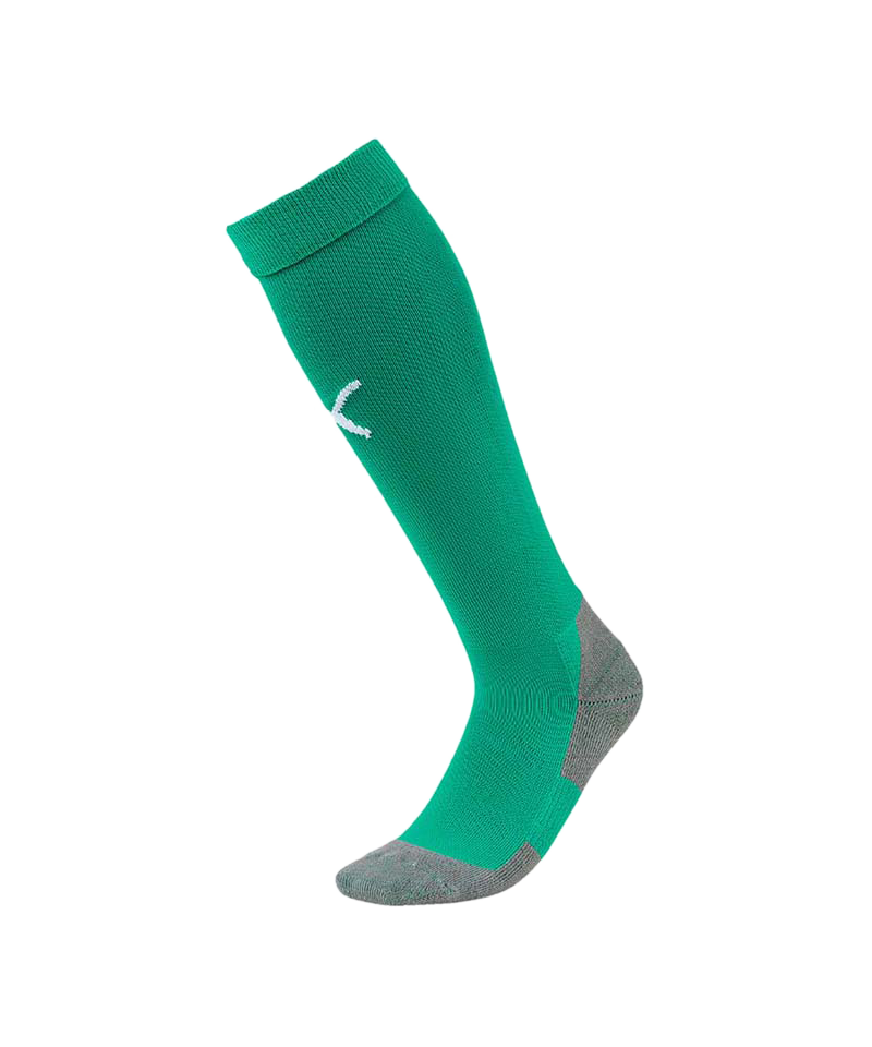 PUMA LIGA Socks Core Stutzenstrumpf Grün Weiss F05