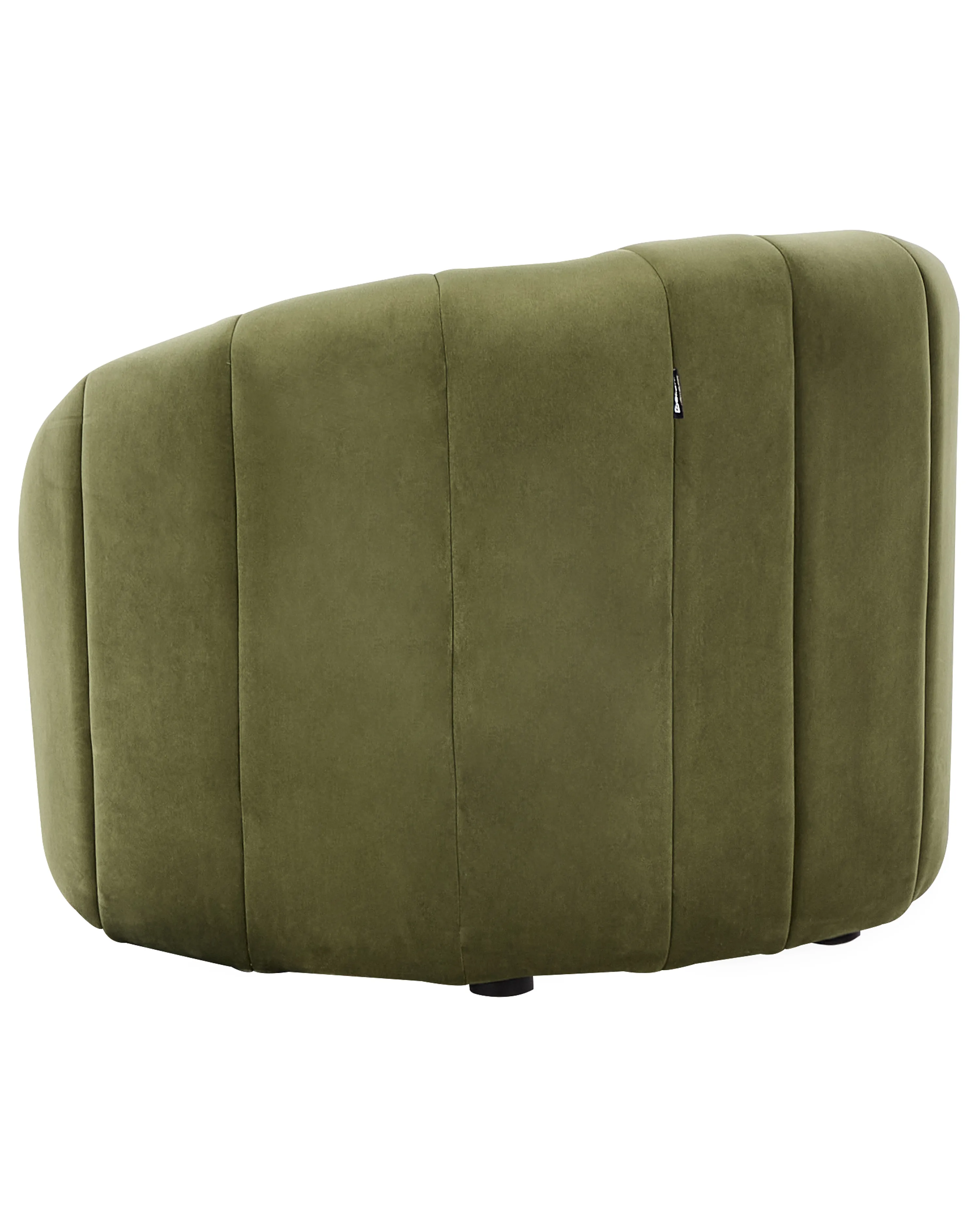 Fauteuil MALUNG Fluweel Donkergroen