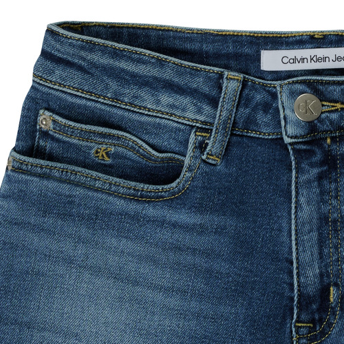 Calvin Klein Jeans - RELAXED HR SHORT MID BLUE - Bleu